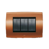 ABB 2CSE0322SFP Placca Soft Tecnopolimero 3M, rosso creta